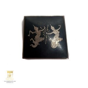 Vintage Siam sterling brooch